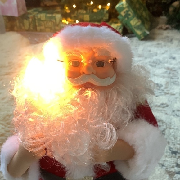 Christmas display figure Christmas Santa with light electrical motion mode decor - Picture 3 of 8